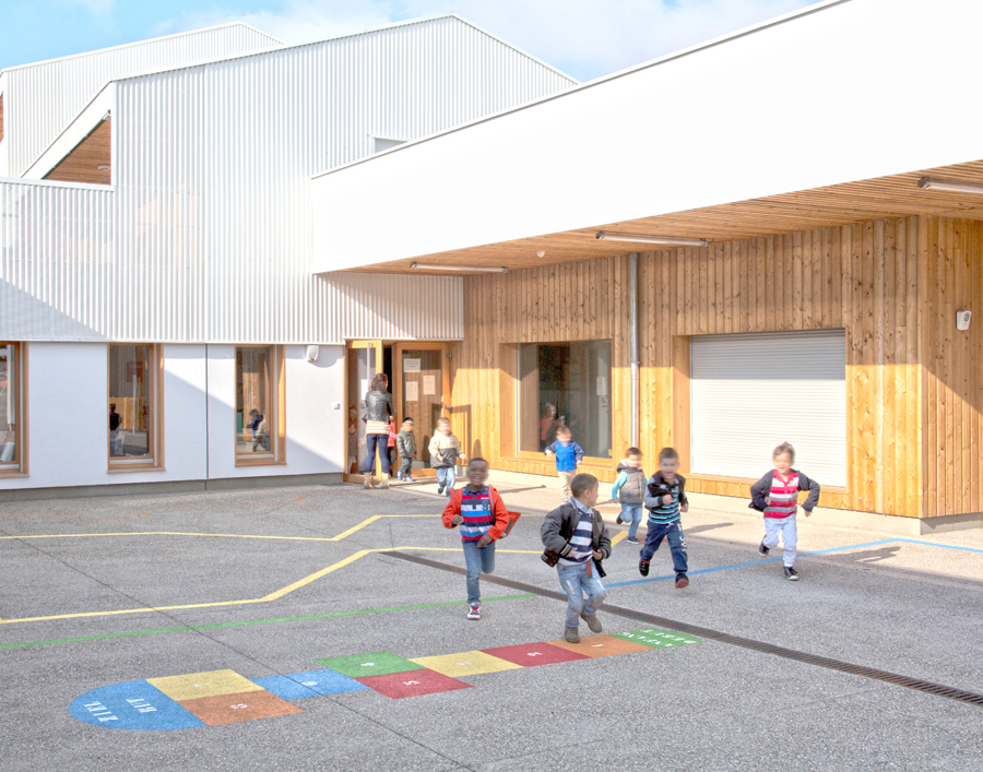 DeA architectes_Mulhouse_France_riedisheim ecole maternelle schweitzer