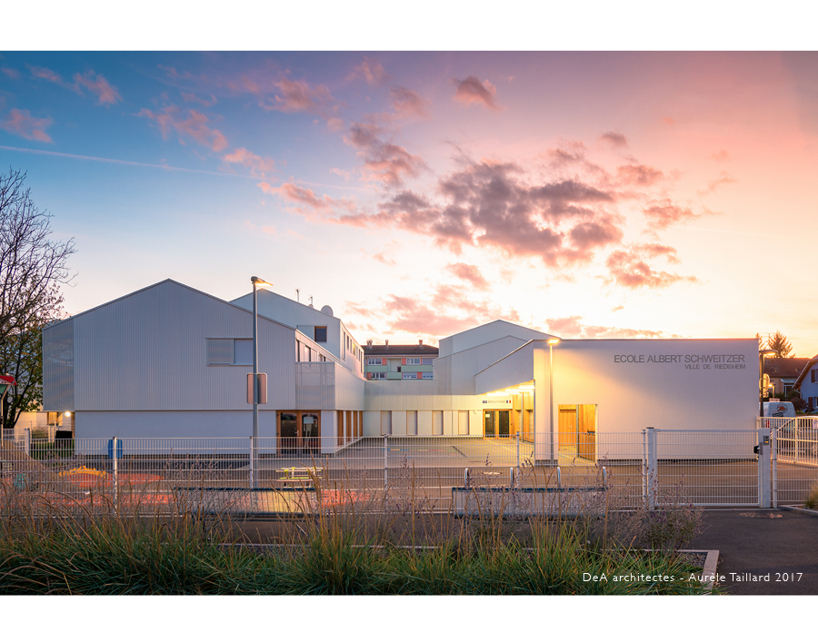 DeA architectes_Mulhouse_France_Riedisheim_logements Ecole maternelle Schweitzer